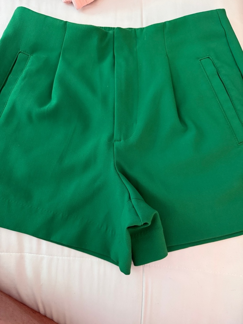 Like NEW High-Rise Green Women's Tailored Shorts-Mint condition
